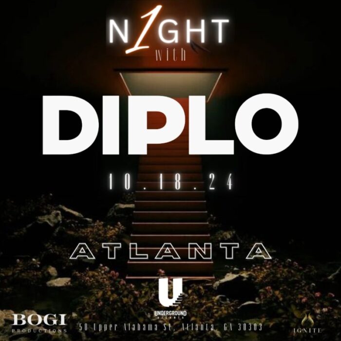 Spend 1NIGHT with Tiesto and Diplo in new event series coming to Underground Atlanta1NIGHT DIPLO