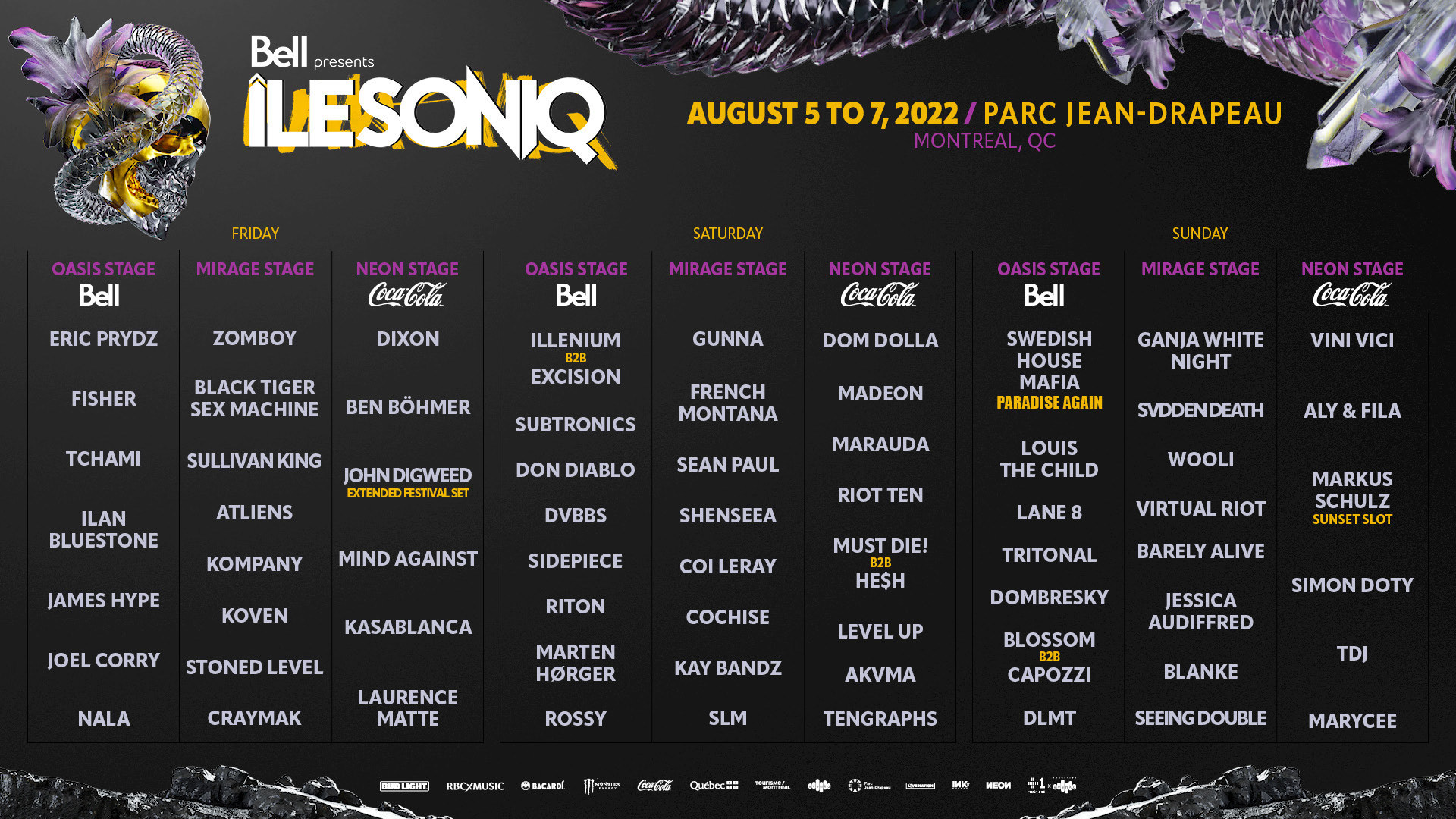 îLESONIQ Festival adds Madeon, Dixon, Black Tiger Sex Machine, and more on phase two billingLESONIQ LESONIQ 2022 FULL LINEUP IS HERE 1 DAY PASSES NOW.jpg?p=publish