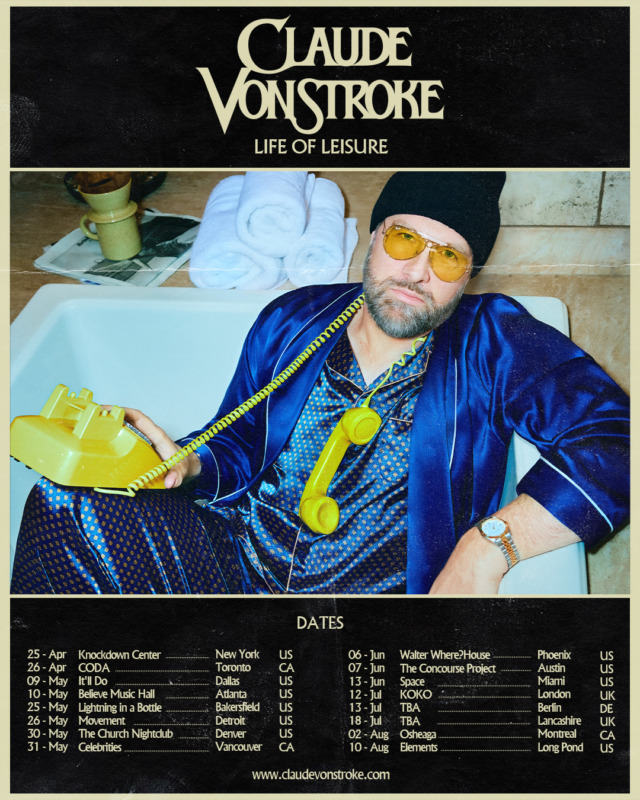 Claude VonStroke’s New Tour is a Vacation Disguised as a RaveCVS Tour Admat