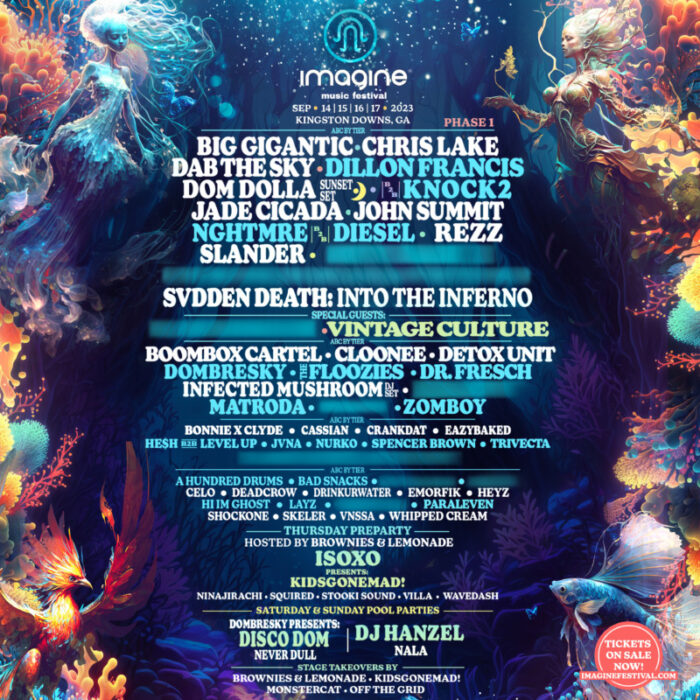 REZZ, Chris Lake, John Summit slated for Imagine Music Festival 2023Imagine2023 PHASE1