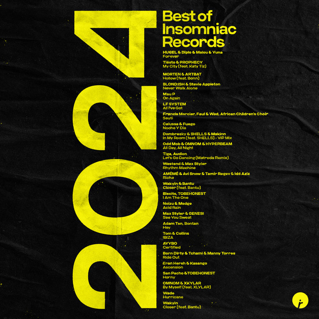 Insomniac Records Wraps 2024 with an Essential CompilationInsomniac Records 20245