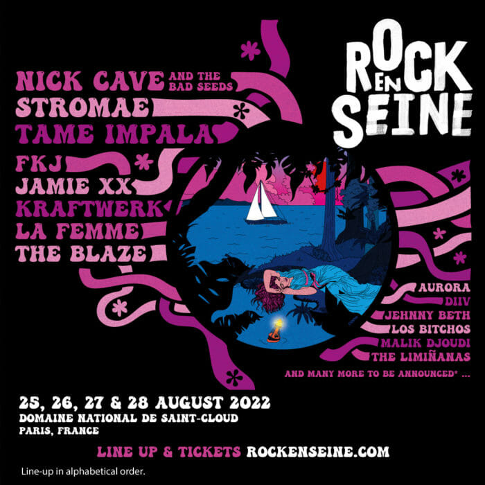 Tame Impala, Kraftwerk, Jamie xx top 2022 lineup for Rock en SeineRES22 AFFICHE Sans Logos UK