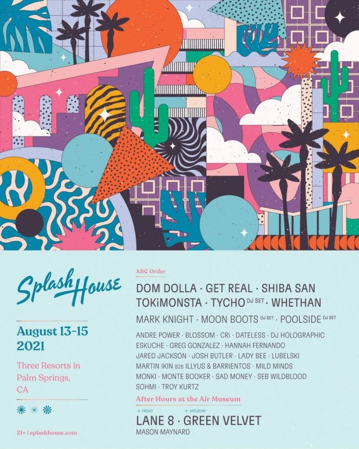 Lane 8, Dom Dolla, Bob Moses, San Holo, and more lead 2021 Splash House lineupsSplash House Weekend 1